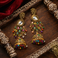 Rangrez Peacock Chandrika Earrings
