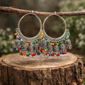 Raahi Satrangi Hoop Jhumka