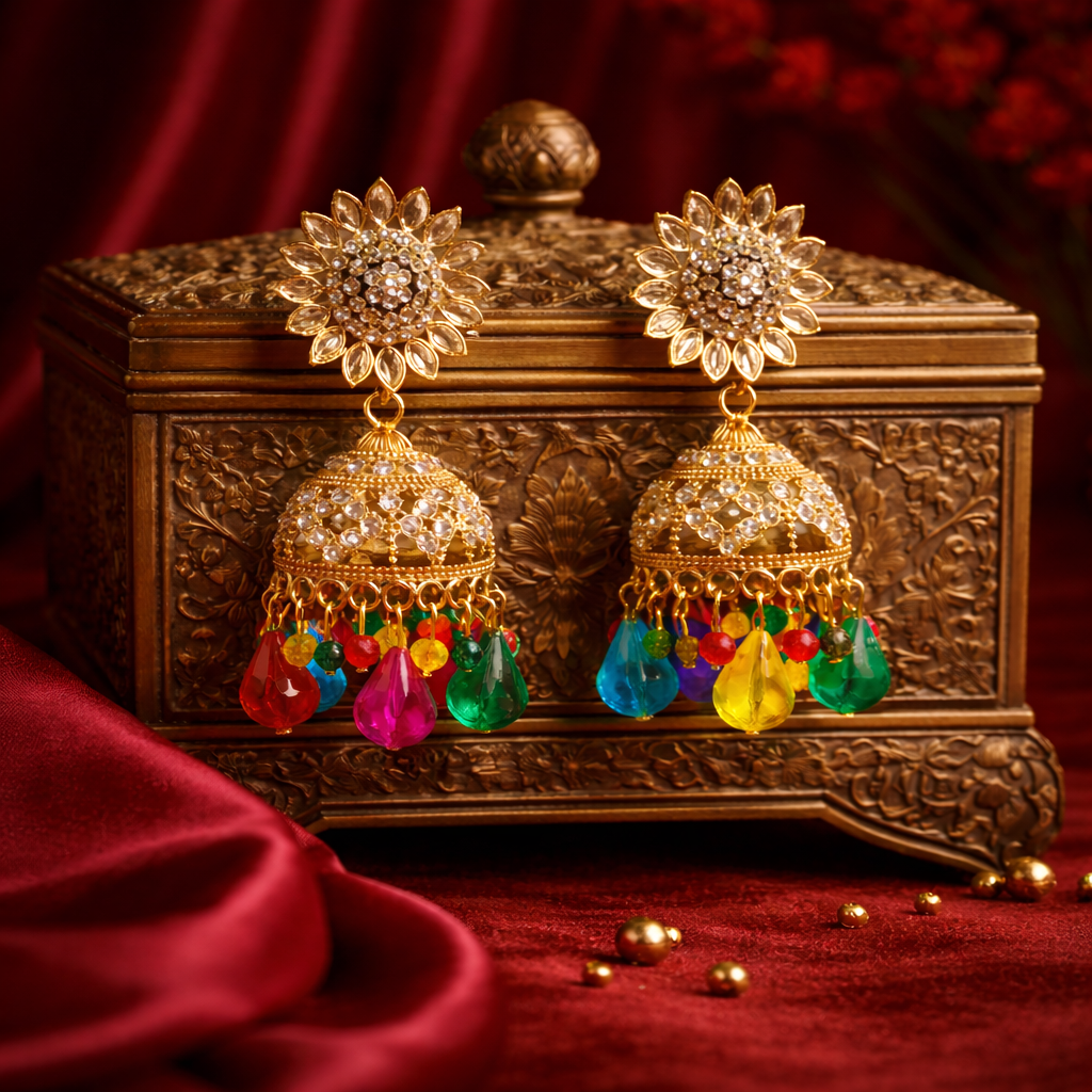 Gulrang Premium Jhumka