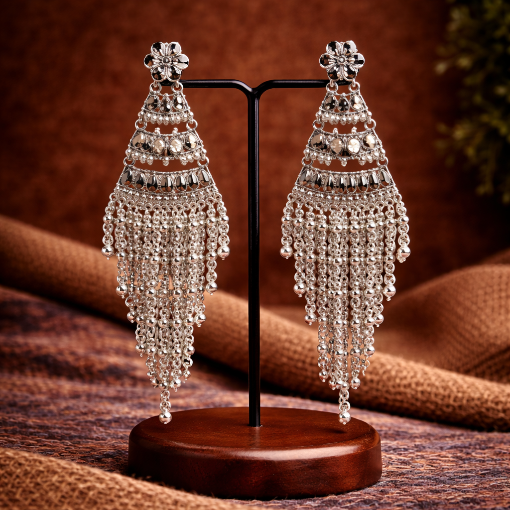 Shehzadi Cascade Chandeliers Earrings
