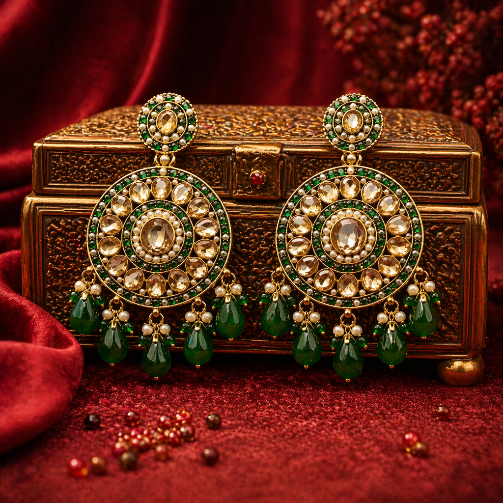 Mehfil Kundan Earrings