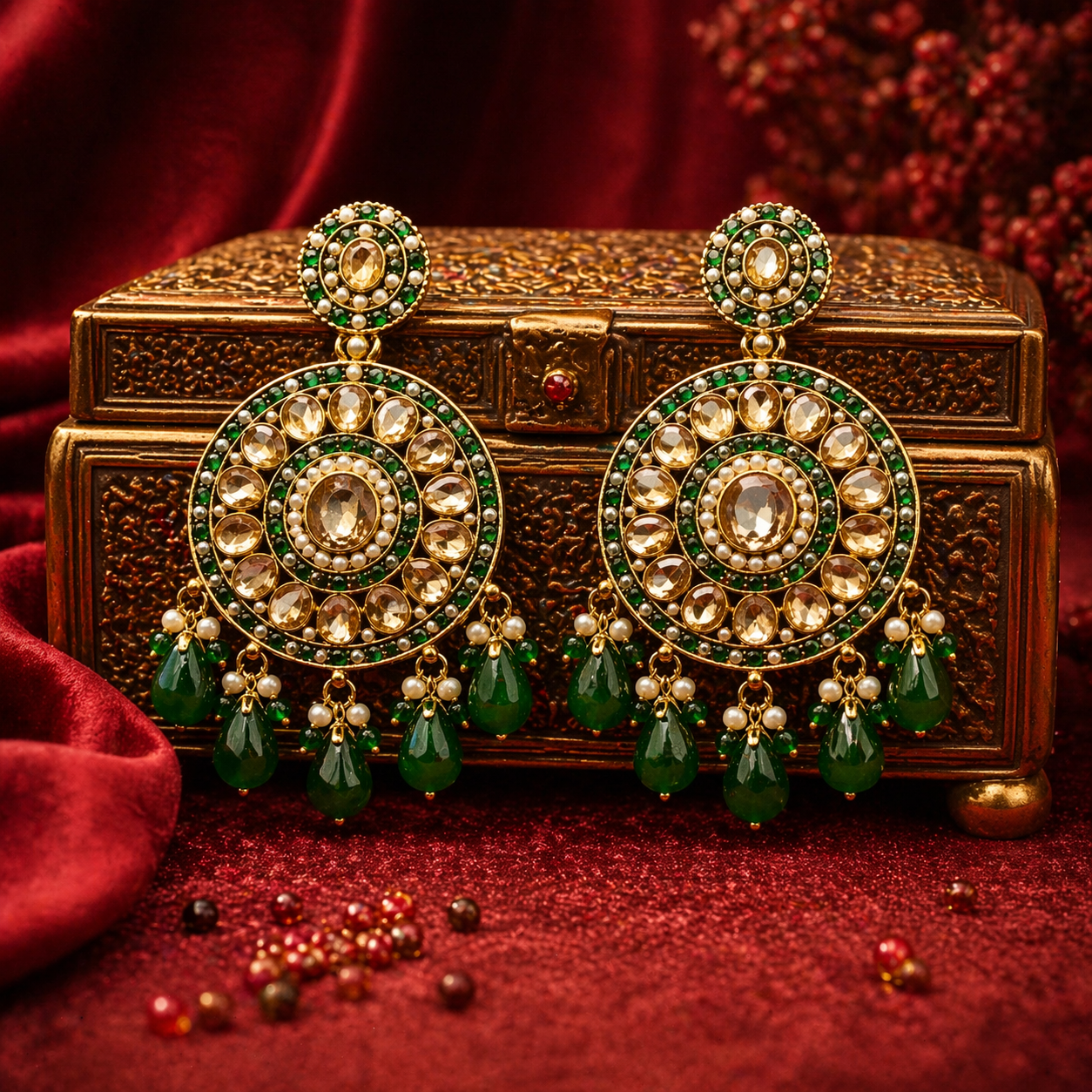 Mehfil Kundan Earrings
