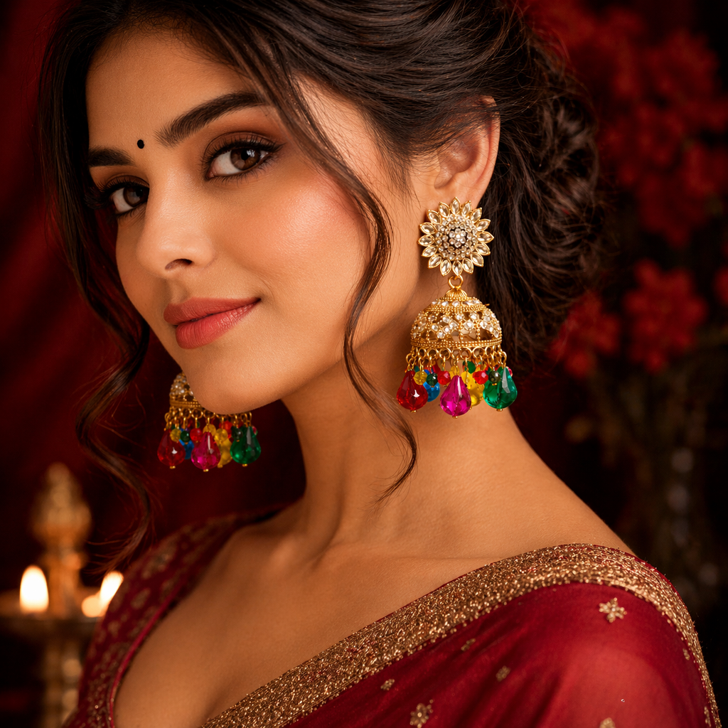 Gulrang Premium Jhumka