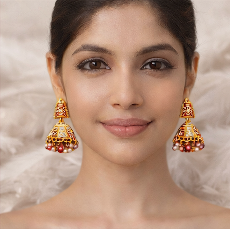Rangriti Royal Jhumkas