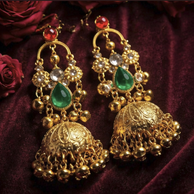 Meera Premium Kashmiri Jhumka