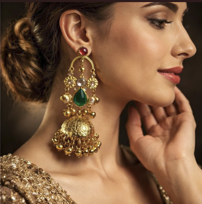 Meera Premium Kashmiri Jhumka