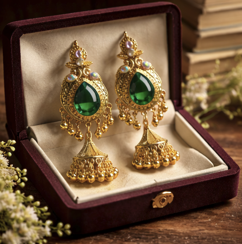 Seher premium Kashmiri Jhumkas
