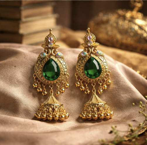 Seher premium Kashmiri Jhumkas