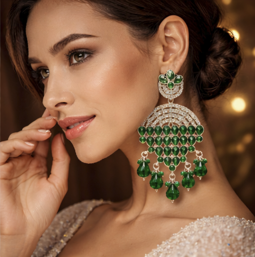 Aarika Royal Chandbali Earrings
