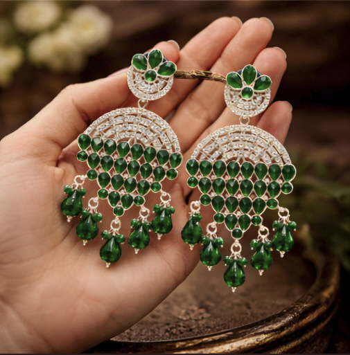 Aarika Royal Chandbali Earrings