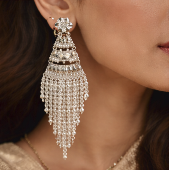 Shehzadi Cascade Chandeliers Earrings