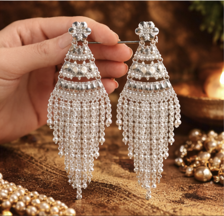 Shehzadi Cascade Chandeliers Earrings